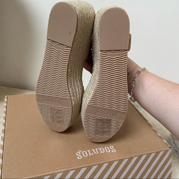 Soludos leather Minorca espadrilles size 8/8.5 women’s NIB - Picture 9 of 16